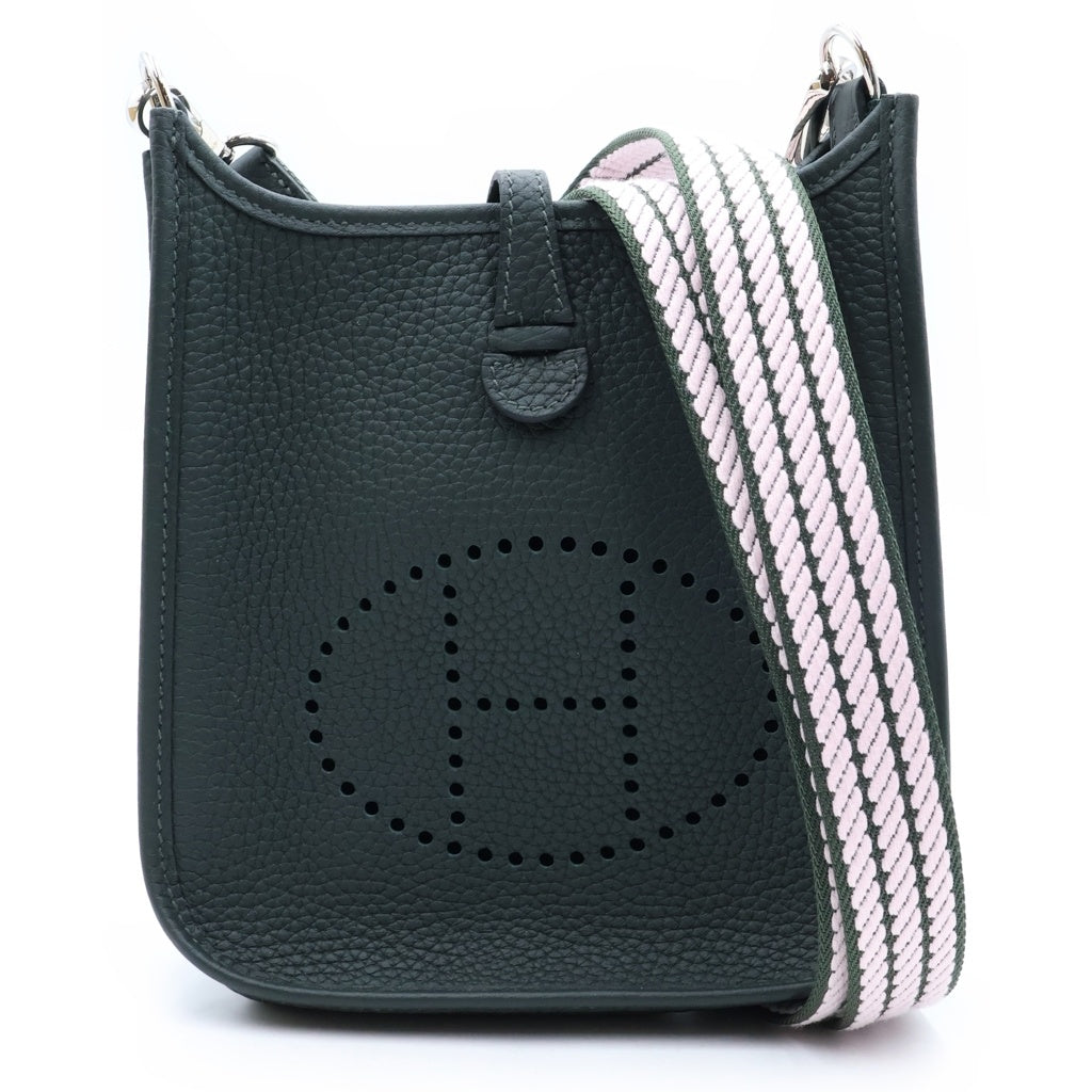 HERMES(エルメス) エヴリンTPM ヴェールグリス トリヨンクレマンス ショルダーバッグ W刻印 シルバー金具 レディース