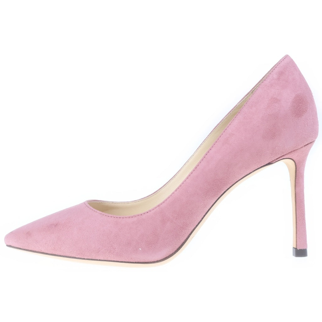 JIMMY CHOO(ジミーチュウ) ROMY85 ロミー85 スエード ポインテッドトゥ パンプス ピンヒール ハイヒール シューズ #35 ピンク レディース
