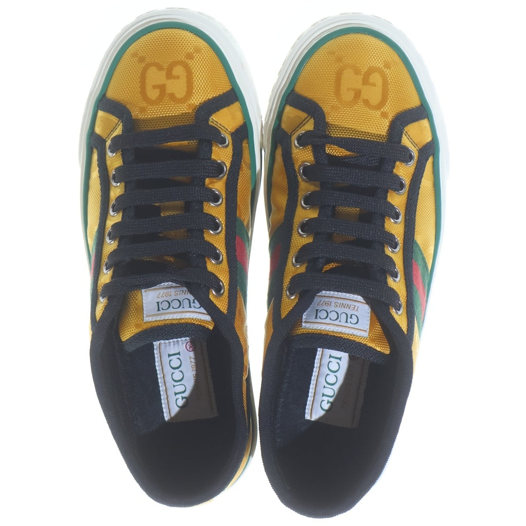 GUCCI(グッチ) Off the Grid Sneakers オフグリッド ローカットスニーカー イエロー 628709 レディース