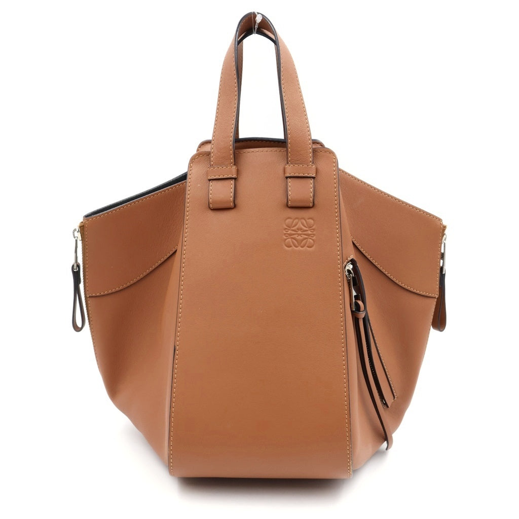 LOEWE(ロエベ) ハンモックスモール ショルダーバッグ ハンドバッグ 2WAY ブラウン レザー レディース