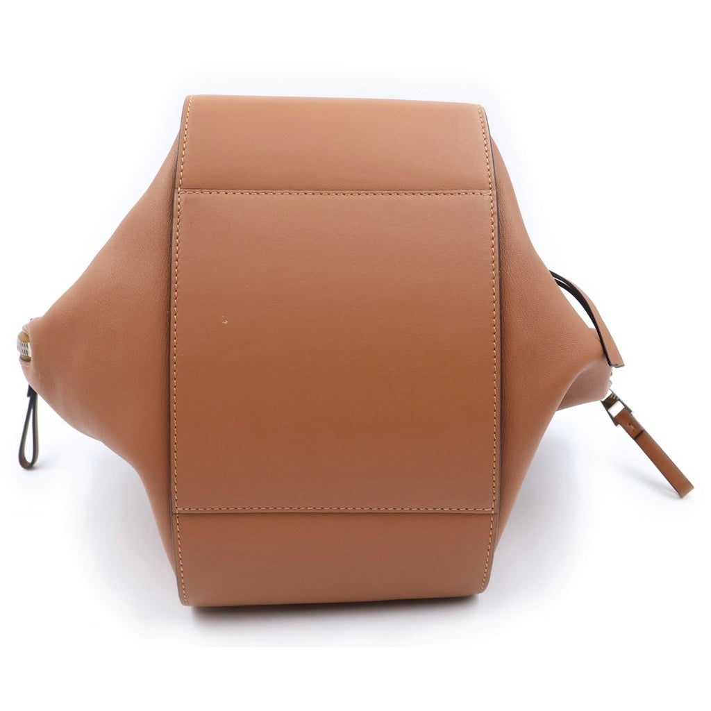 LOEWE(ロエベ) ハンモックスモール ショルダーバッグ ハンドバッグ 2WAY ブラウン レザー レディース