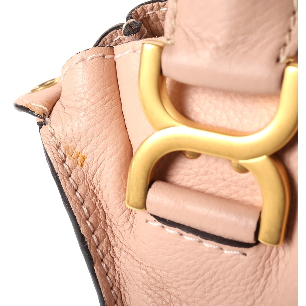 Chloe(クロエ) マーシー ダブルキャリーバッグ ハンドバッグ ショルダーバッグ 2WAY ピンク グレインカーフスキン CHC22AS628I31527 レディース