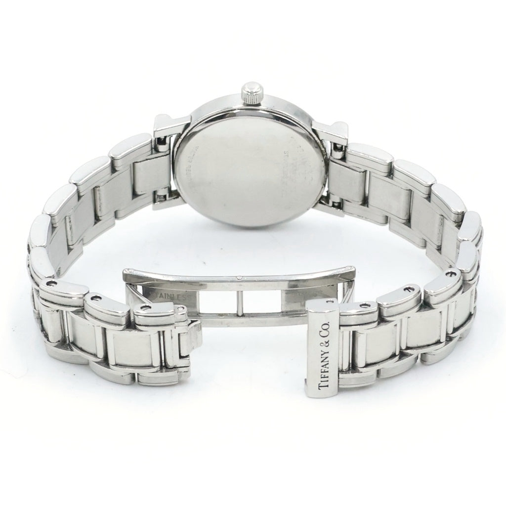 TIFFANY & Co.(ティファニー) アトラス グレー文字盤 SS/QZ ステンレス クォーツ 腕時計 レディース