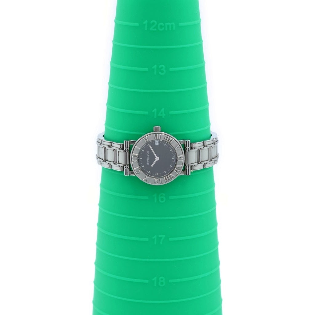 TIFFANY & Co.(ティファニー) アトラス グレー文字盤 SS/QZ ステンレス クォーツ 腕時計 レディース