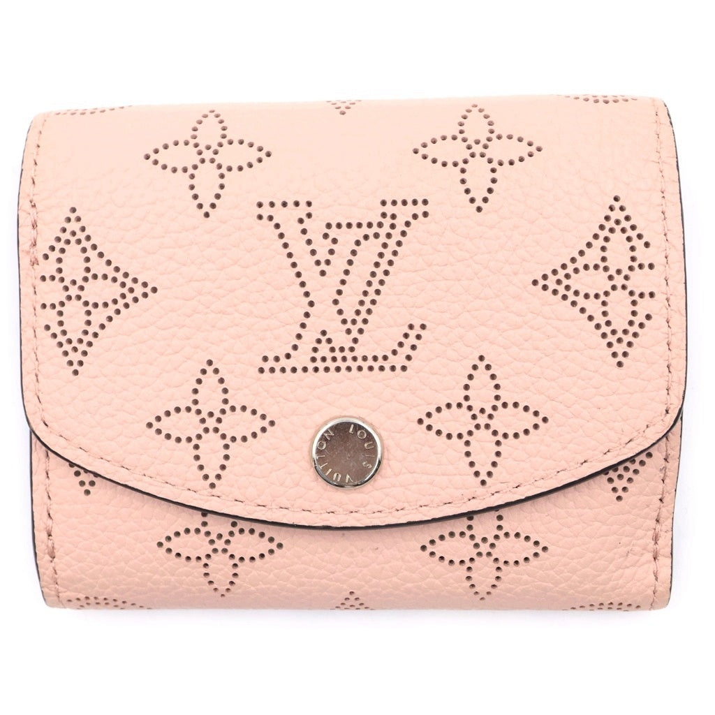 LOUIS VUITTON(ルイヴィトン) モノグラムマヒナ ポルトフォイユイリスXS コンパクトウォレット マグノリア 三つ折り財布 ピンク レザー M67499 レディース