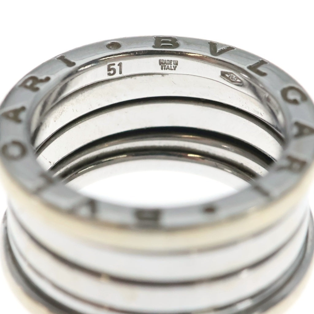 BVLGARI(ブルガリ) ビーゼロワン リング ホワイトゴールド 750WG #51