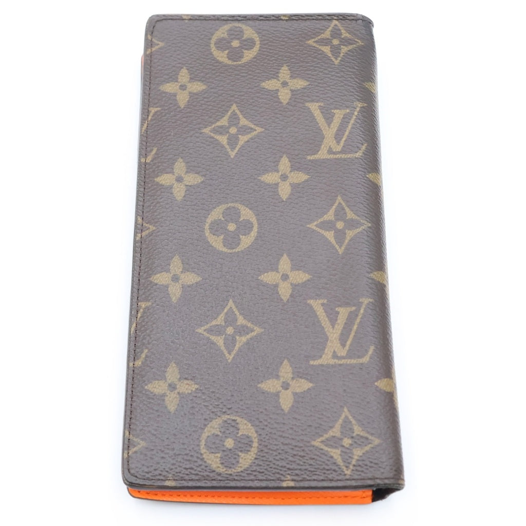 LOUIS VUITTON(ルイヴィトン) モノグラムパッチ LVフレンズ ポルトフォイユブラザ ロングウォレット 長財布 二つ折り財布 ブラウン PVCレザー M80158