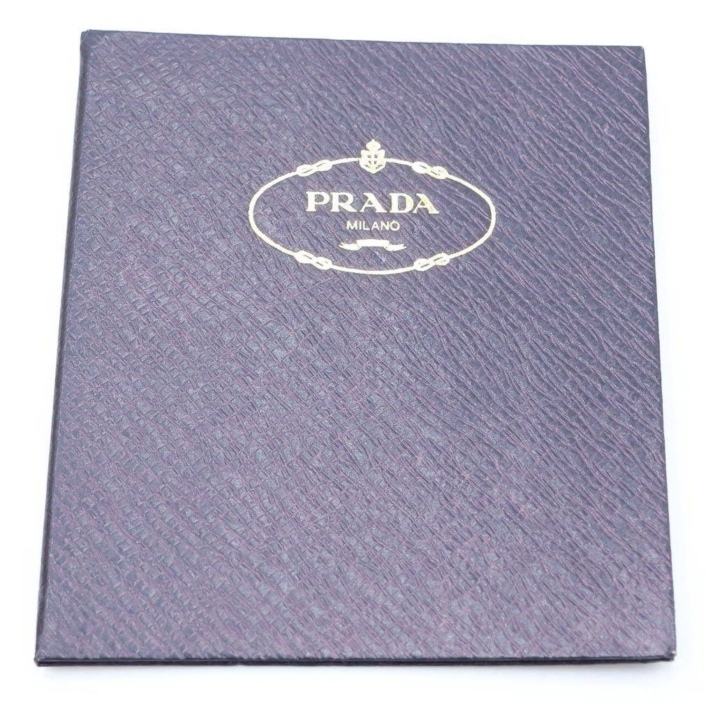 PRADA(プラダ) トライアングルロゴ 三角ロゴ プレート メタルハンドル トートバッグ ハンドバッグ オレンジ ナイロン ゴールド金具 レディース