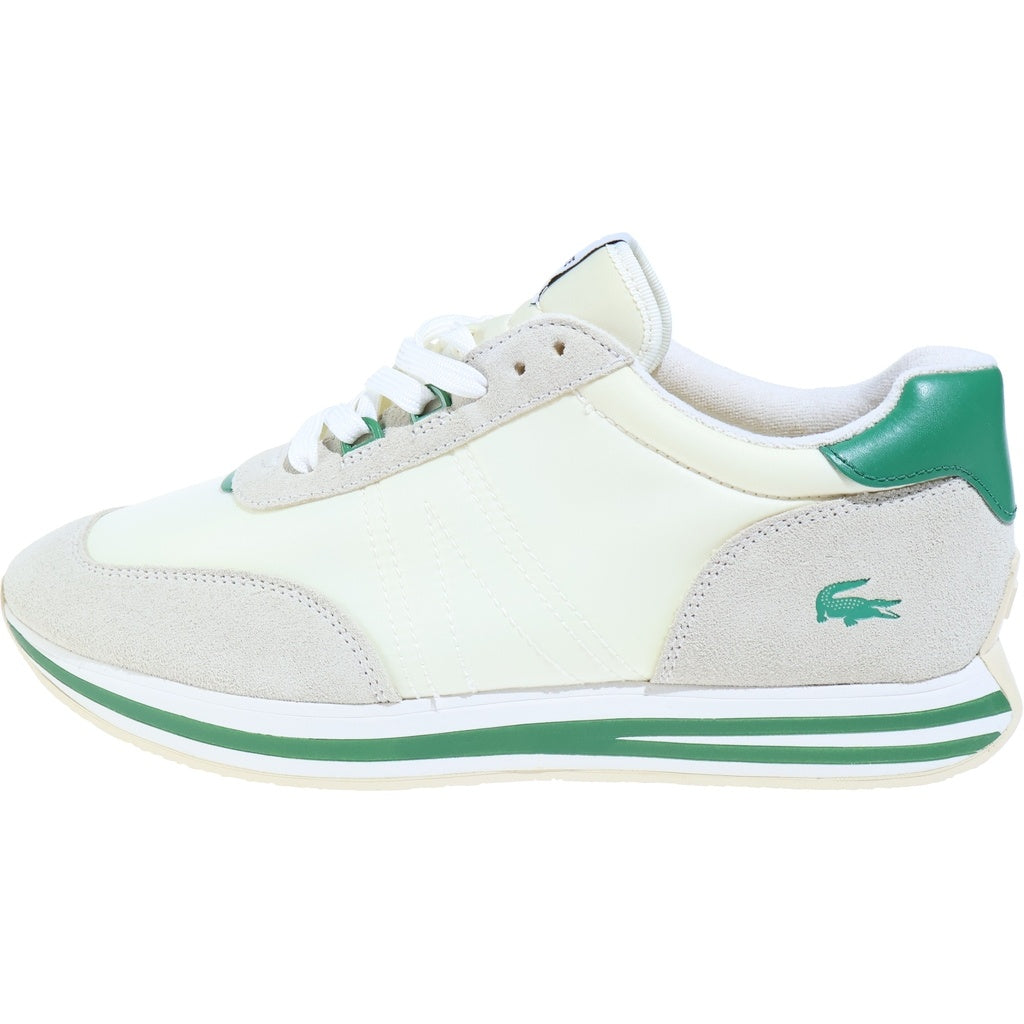 LACOSTE(ラコステ) L-Spin M エルスピン ローカットスニーカー シューズ スエード ホワイト 7-43SMA0065082