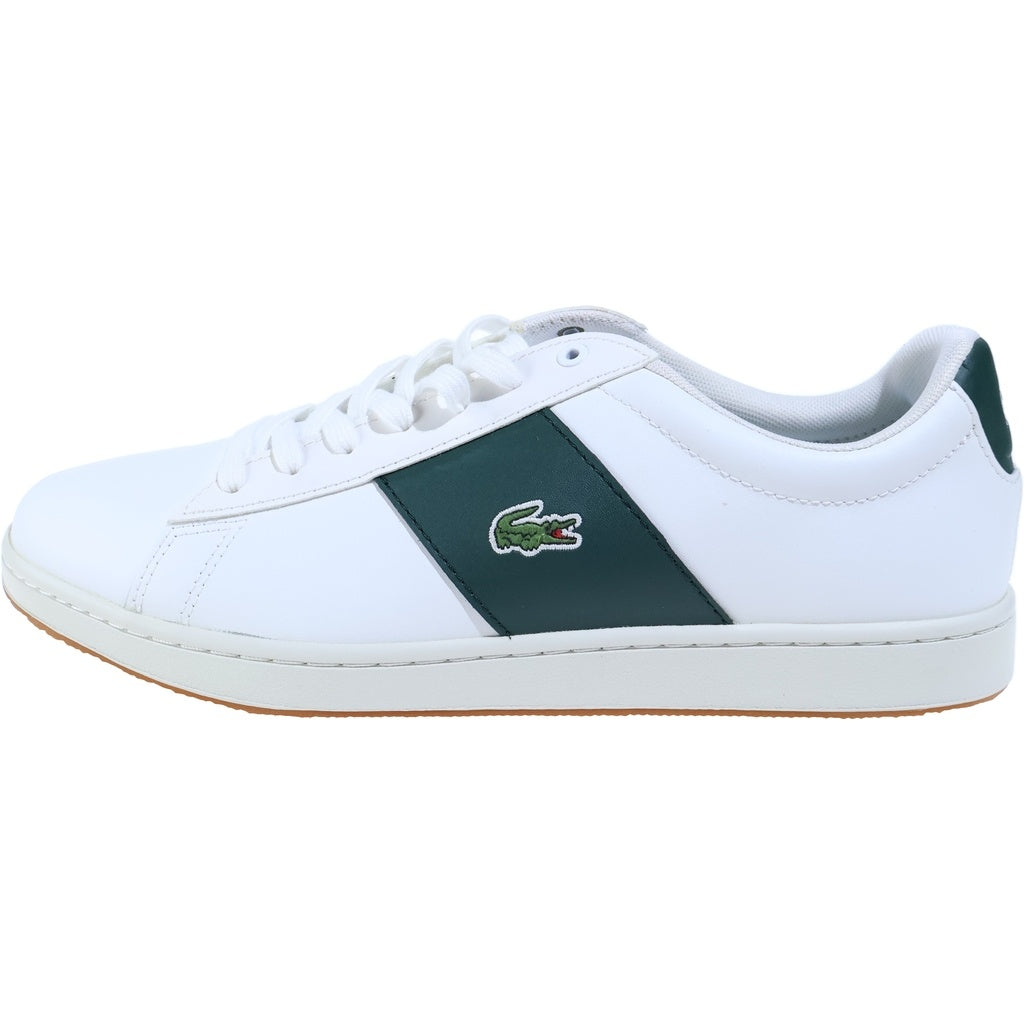 LACOSTE(ラコステ) CARNABY EVO ローカットスニーカー シューズ ホワイト/グリーン 744SMA00781R5