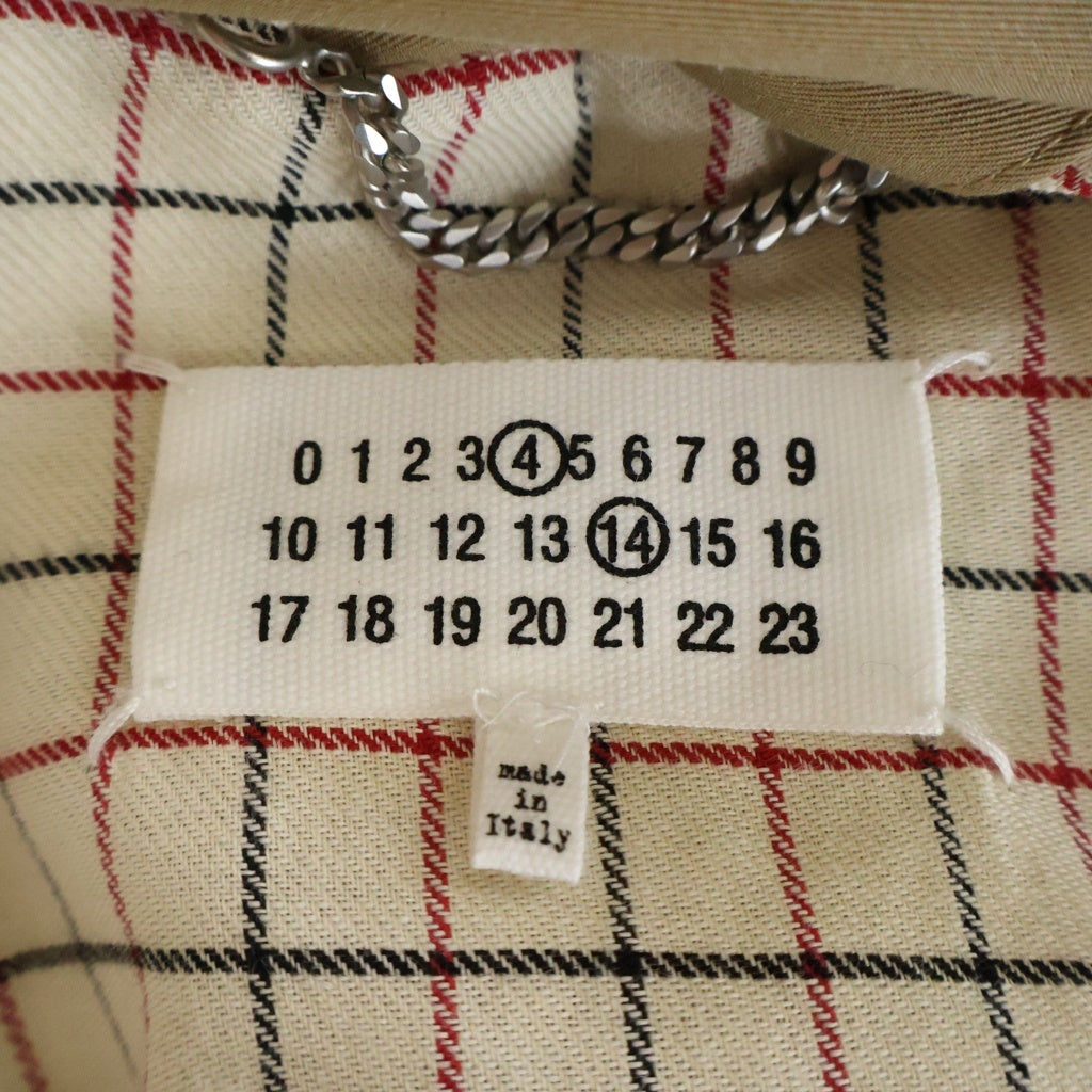 Maison Margiela(メゾンマルジェラ) ■Maison Margiela メゾンマルジェラ ブランケット コート ポンチョ ブラウン コットン #L SI0AA0008