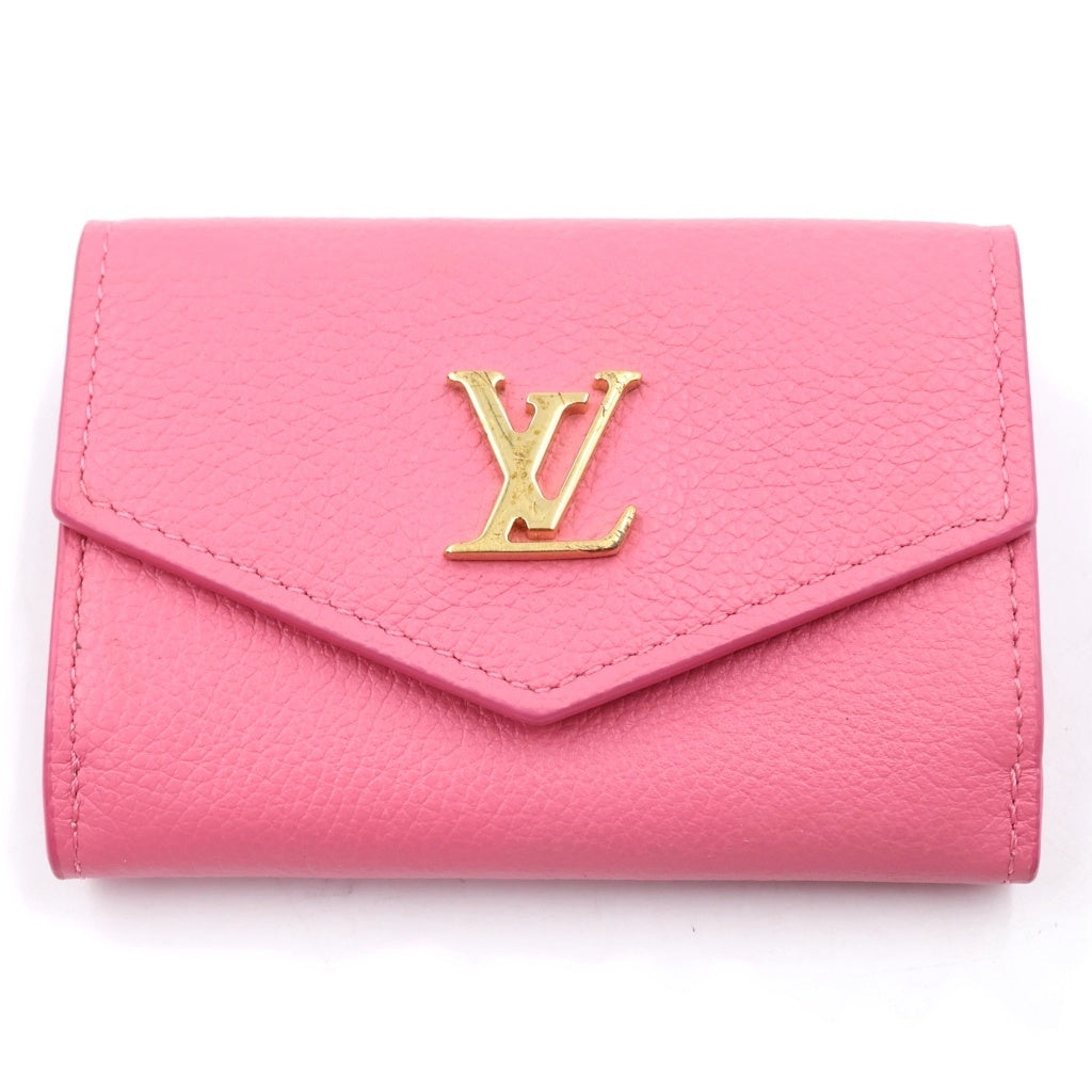 LOUIS VUITTON(ルイヴィトン) ポルトフォイユ ロック ミニ 三つ折り財布 コンパクトウォレット パンチピンク M81147 レディース
