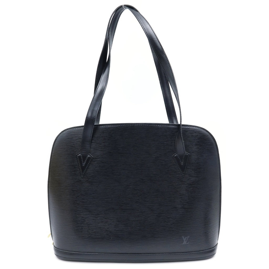 LOUIS VUITTON(ルイヴィトン) エピ リュサック PVC レザー ショルダーバッグ トートバッグ ノワール ブラック M52282 レディース