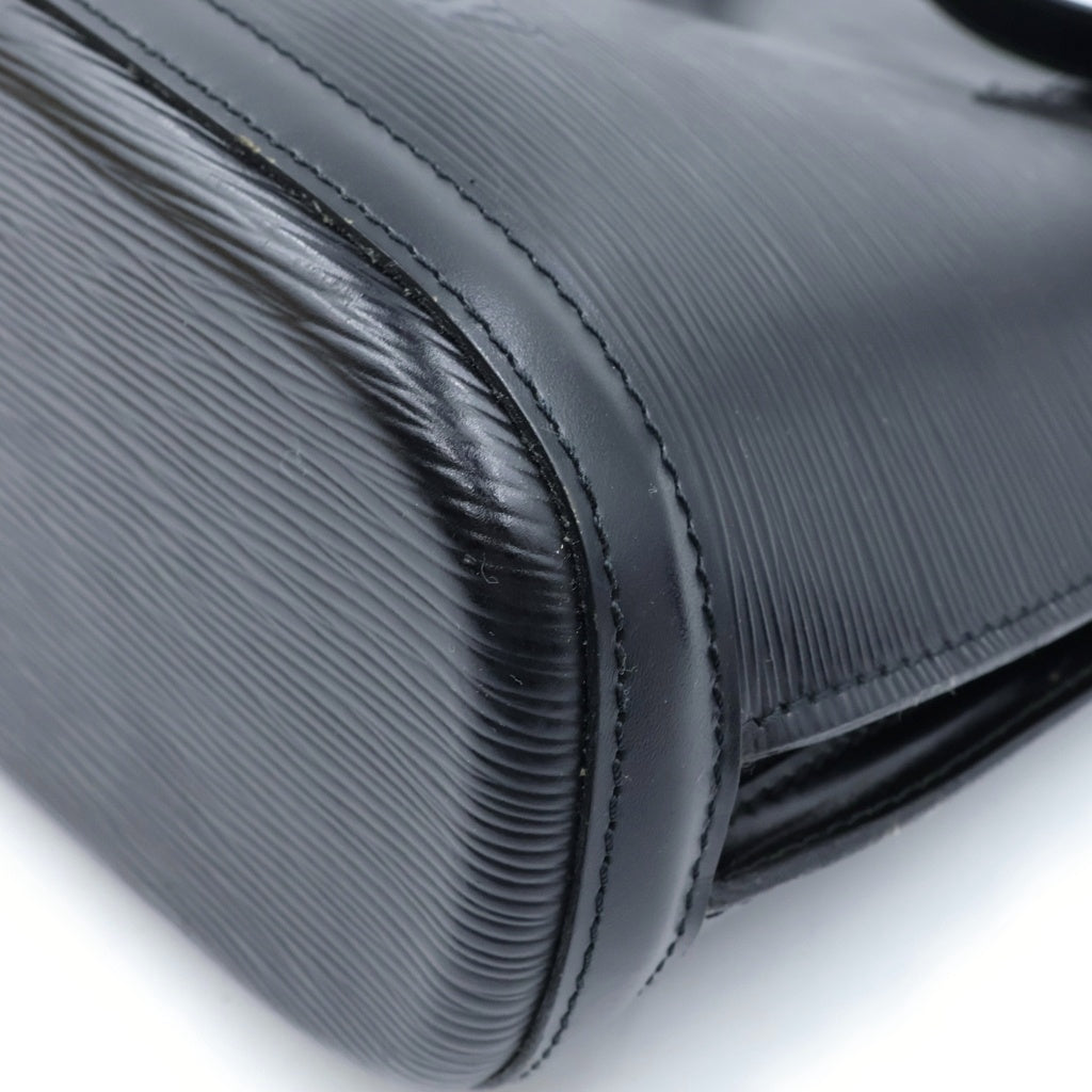 LOUIS VUITTON(ルイヴィトン) エピ リュサック PVC レザー ショルダーバッグ トートバッグ ノワール ブラック M52282 レディース