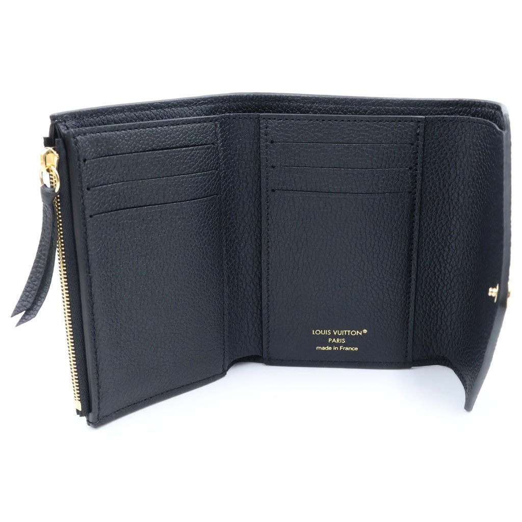 LOUIS VUITTON(ルイヴィトン) モノグラム アンプラント ポルトフォイユヴィクトリーヌ コンパクトウォレット レザー ブラック M64060