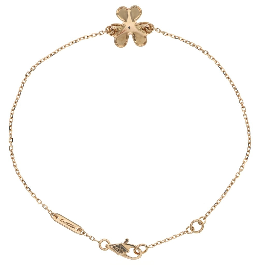 Van Cleef & Arpels(ヴァンクリーフアンドアーペル) フリヴォル ミニ 1Pルビー チェーンブレスレット ピンクゴールド Au750PG VCARP7S900 レディース