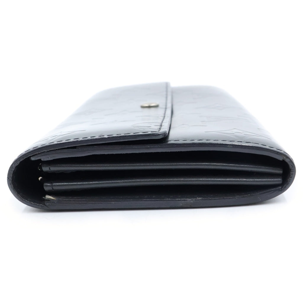 LOUIS VUITTON(ルイヴィトン) モノグラムマット ポルトフォイユサラ ロングウォレット 長財布 カードケース メタリックグレー レザー M65142 レディース