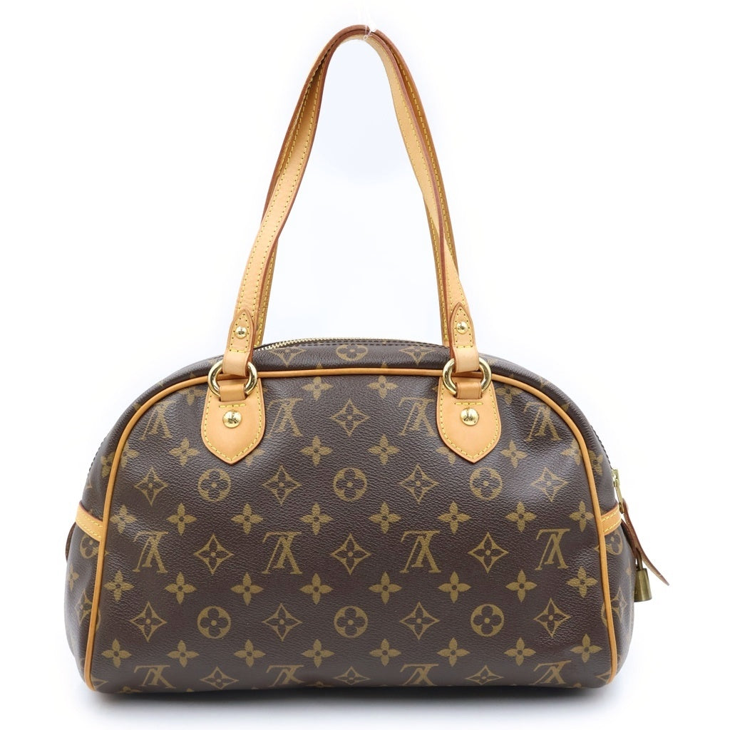 LOUIS VUITTON(ルイヴィトン) モノグラム モントルグイユPM PVC レザー ショルダーバッグ ハンドバッグ ブラウン M95565 レディース