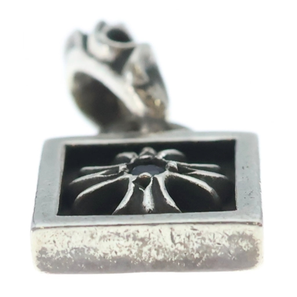 CHROME HEARTS(クロムハーツ) FRAMED CH PLUS フレームドCHプラス チャーム アフターサファイア ペンダントトップ シルバー
