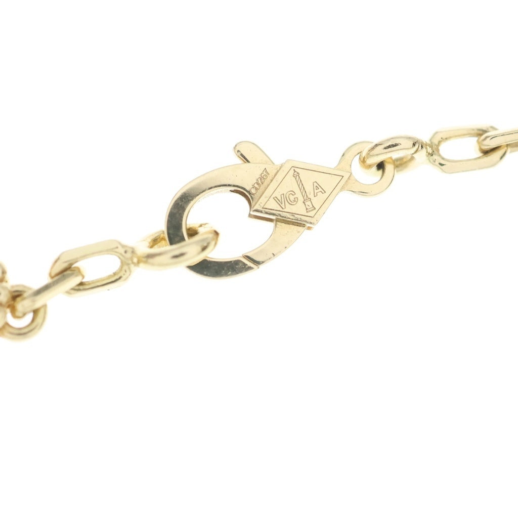Van Cleef & Arpels(ヴァンクリーフアンドアーペル) ヴィンテージアルハンブラ 5モチーフ オニキス Au750 K18YG ブレスレット イエローゴールド VCARA41300 レディース