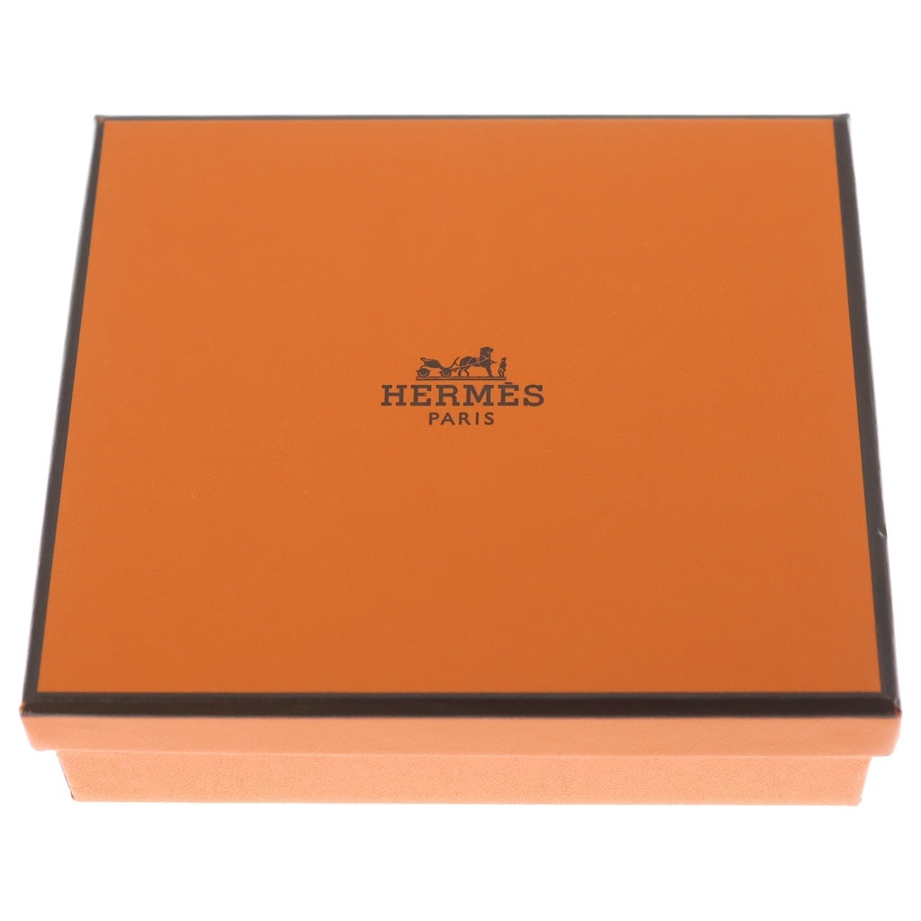 HERMES(エルメス) べアンコンビネ 三つ折り財布 コンパクトウォレット コインケース ピンク サクラ シェーブル シルバー金具 W刻印 レディース