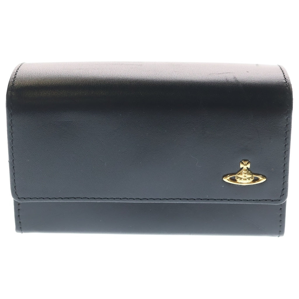 Vivienne Westwood(ヴィヴィアンウエストウッド) VINTAGE WATER ORB マルチケース シガレットケース レザー オーブロゴ ブラック 859172M1H1ER