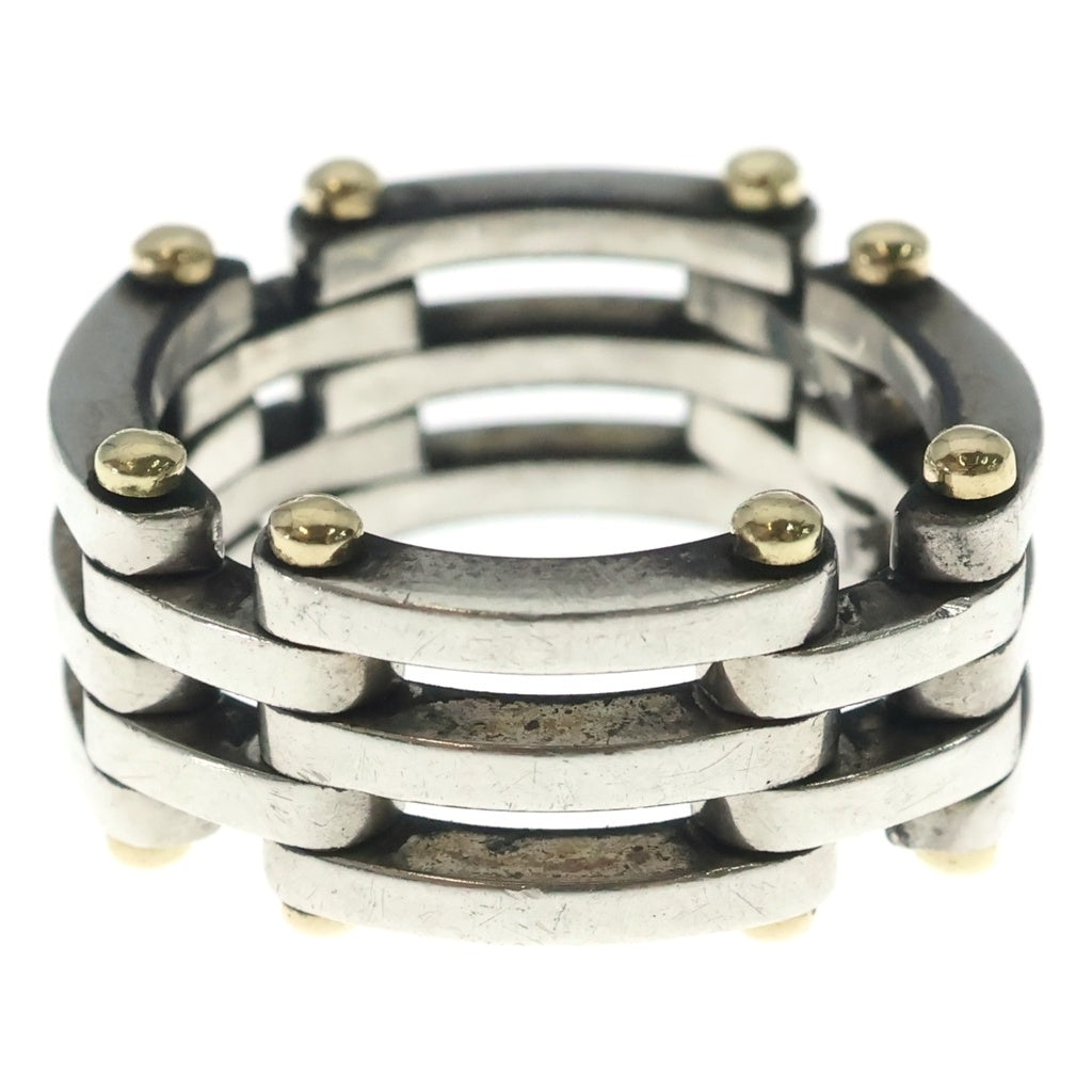TIFFANY & Co.(ティファニー) GATE RING ゲートリング 指輪 SV925/Au750YG シルバー/イエローゴールド