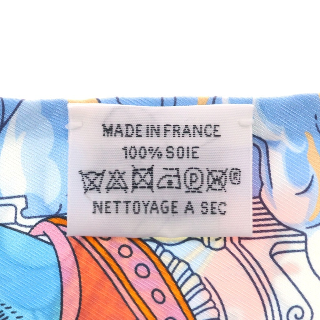 HERMES(エルメス) ツイリー SUR MON NUAGE 私の雲 スカーフ シルク ブルー レディース