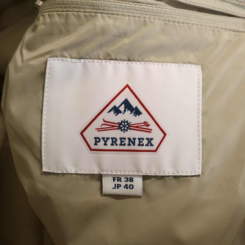 PYRENEX(ピレネックス) SHARAY シャレイ ダウンジャケット ジップアップ ダウンブルゾン グレージュ HWW002 レディース
