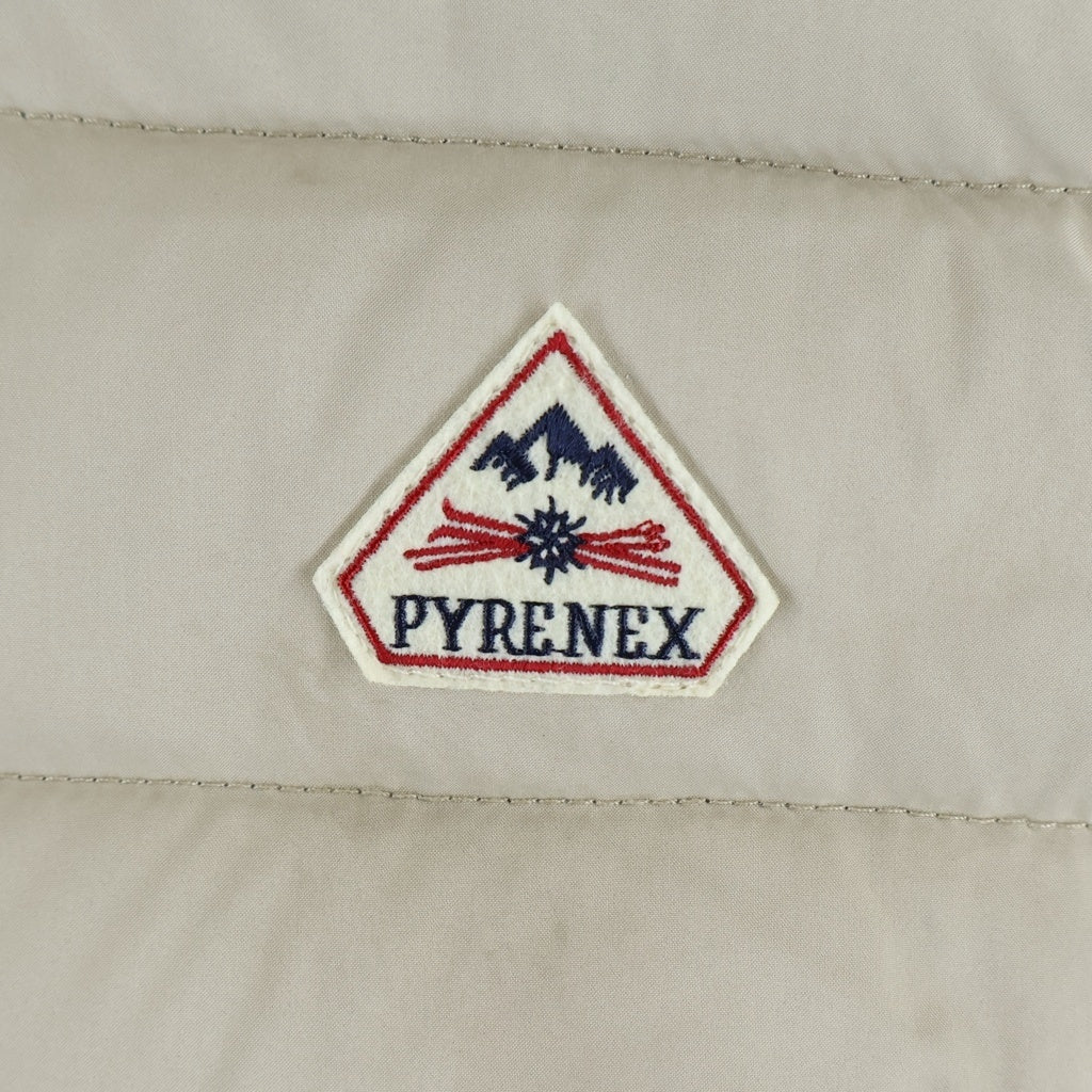 PYRENEX(ピレネックス) SPOUTNIC VEST スプートニック ダウンベスト フード付き ジップアップ フェザー グレージュ CFU202300013 レディース