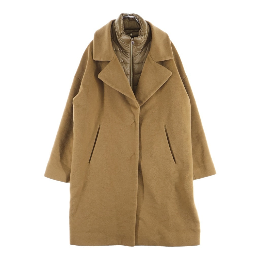 HERNO(ヘルノ) Virgin wool coat ライナードッキング ヴァージンウールチェスターコート ブラウン GC0314D-33313-2105 レディース
