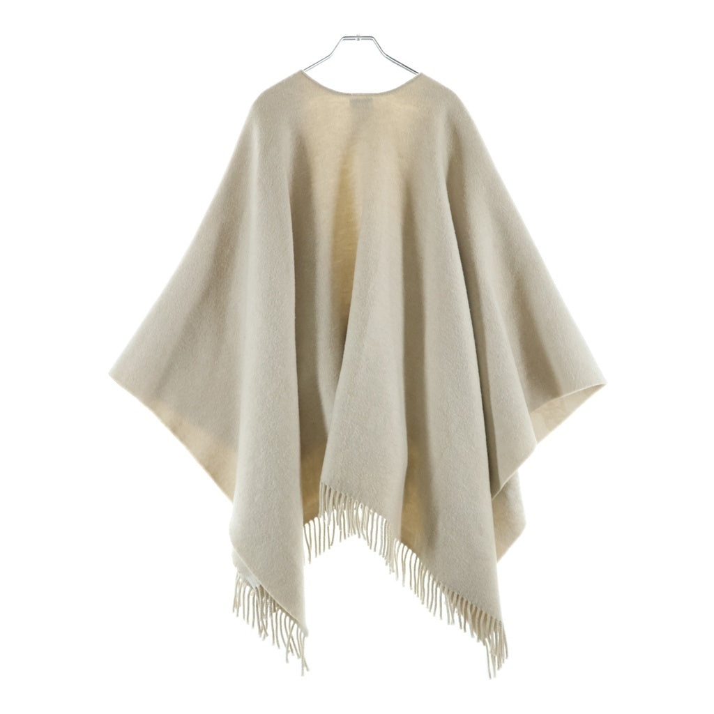 FENDI(フェンディ) Reversible Wool and Cashmere Poncho リバーシブル ウール カシミヤポンチョ ケープ FFモノグラム ベージュ FXX715 レディース