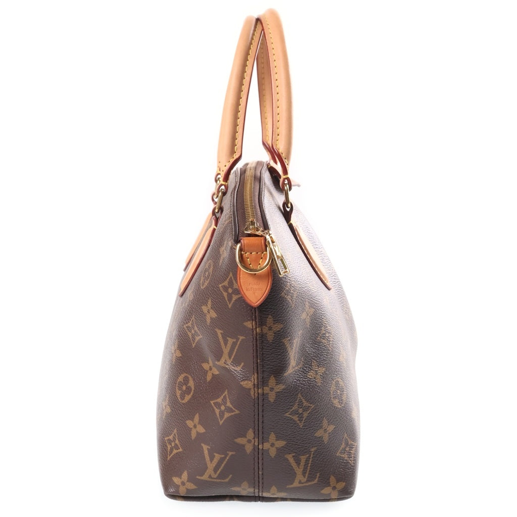 LOUIS VUITTON(ルイヴィトン) モノグラム ボエシ NM PM 2WAYハンドバッグ ショルダーバッグ ブラウン レザー×PVC M45986 ゴールド金具 レディース