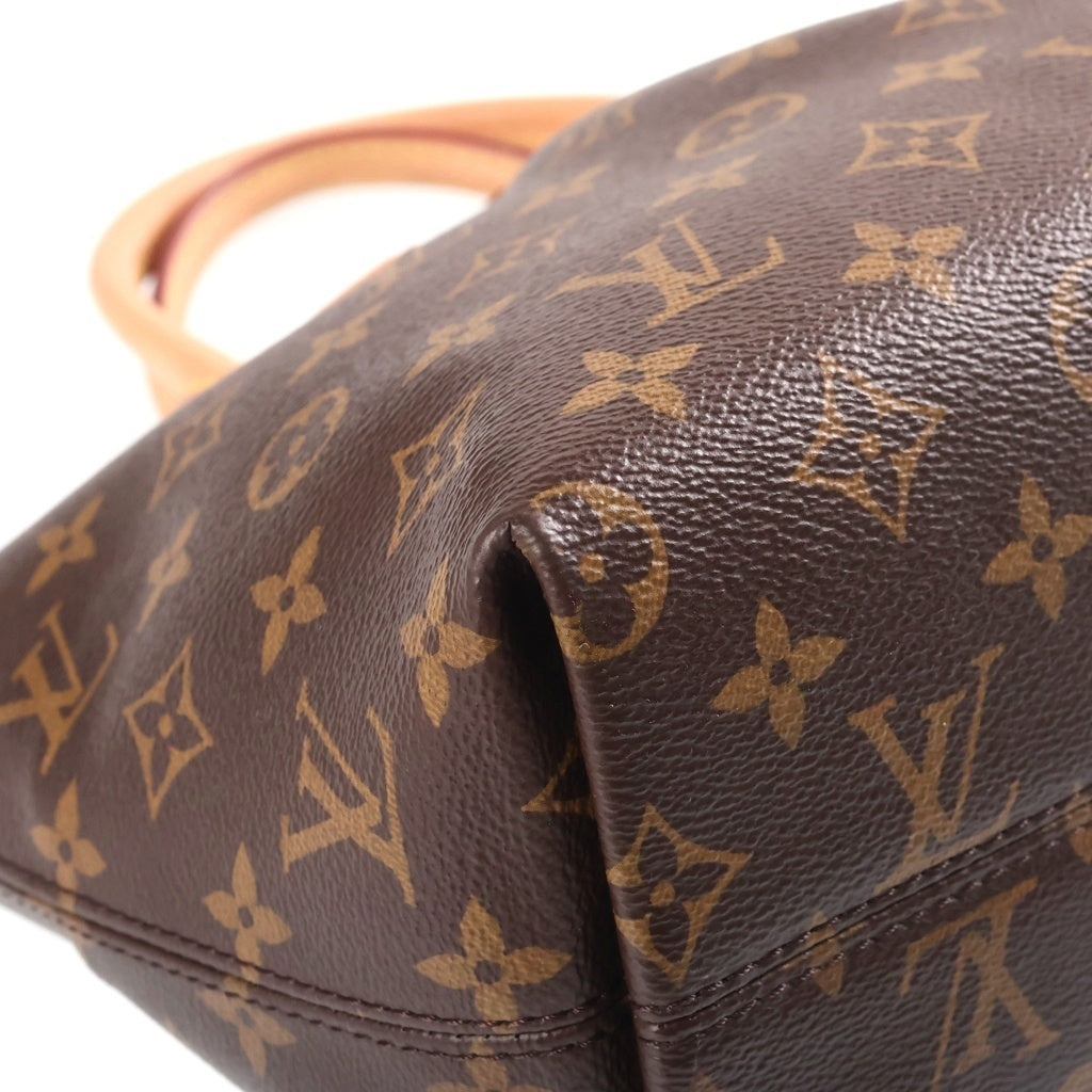 LOUIS VUITTON(ルイヴィトン) モノグラム ボエシ NM PM 2WAYハンドバッグ ショルダーバッグ ブラウン レザー×PVC M45986 ゴールド金具 レディース