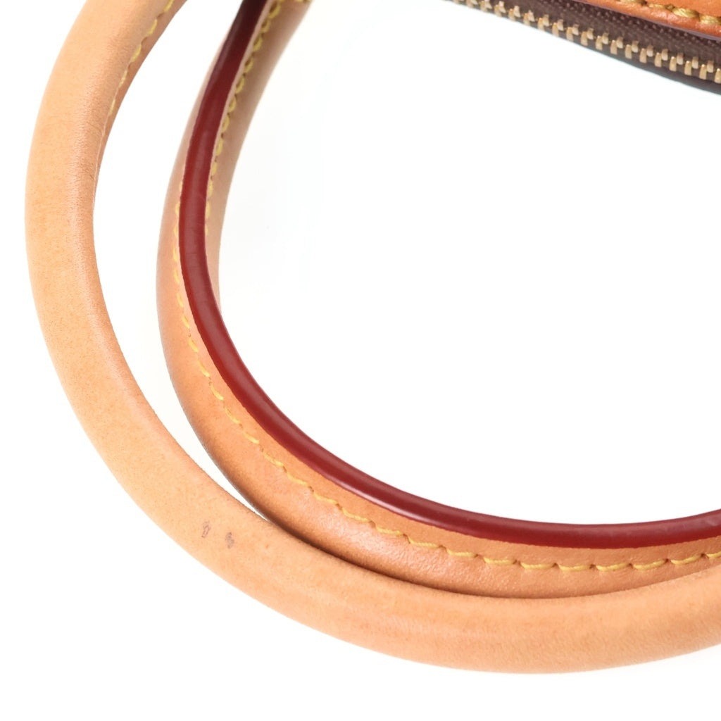 LOUIS VUITTON(ルイヴィトン) モノグラム ボエシ NM PM 2WAYハンドバッグ ショルダーバッグ ブラウン レザー×PVC M45986 ゴールド金具 レディース