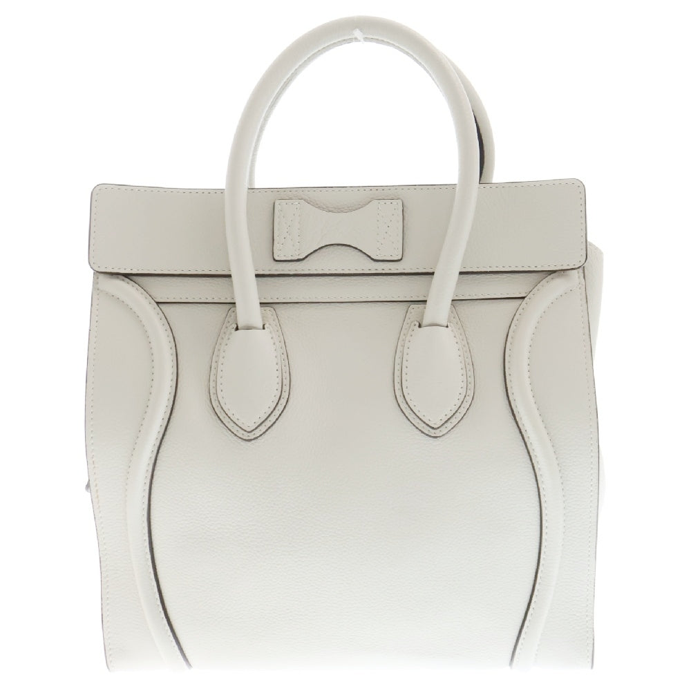 CELINE(セリーヌ) ラゲージミニ ショッパートートバッグ ライトグリーン レザー S-SN-0191 S-CU-1101