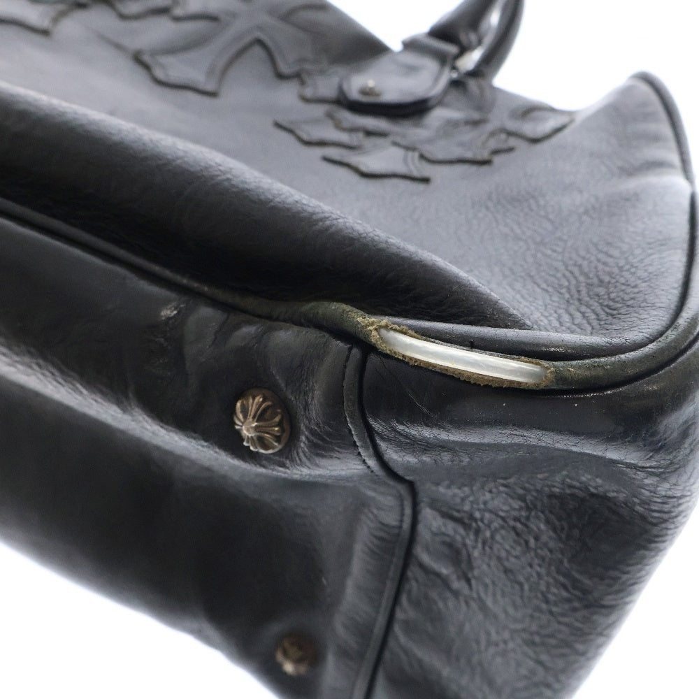 CHROME HEARTS(クロムハーツ) GYM BAG MD ジムバッグ ミディアム チャーム付き 現行型 ブラック
