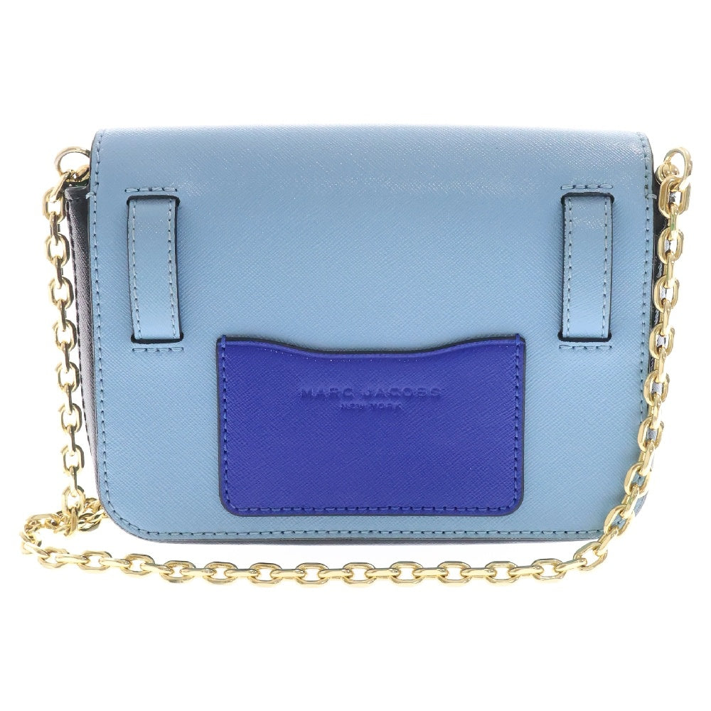 MARC JACOBS(マークジェイコブス) HIP SHOT ヒップショット 2WAY ショルダーバッグ ボディバッグ ブルー×グリーン レディース