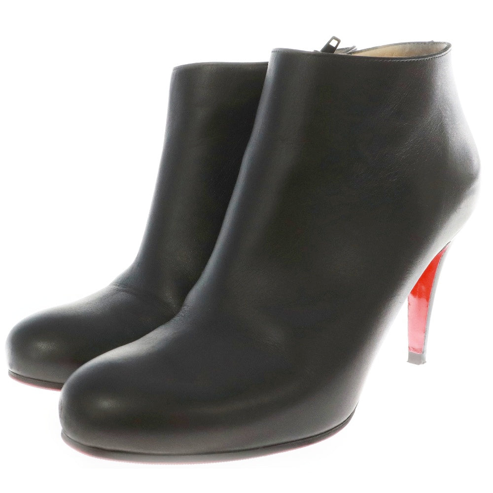 CHRISTIAN LOUBOUTIN(クリスチャンルブタン) ヒールブーツ ブラック カーフレザー 靴 レディース