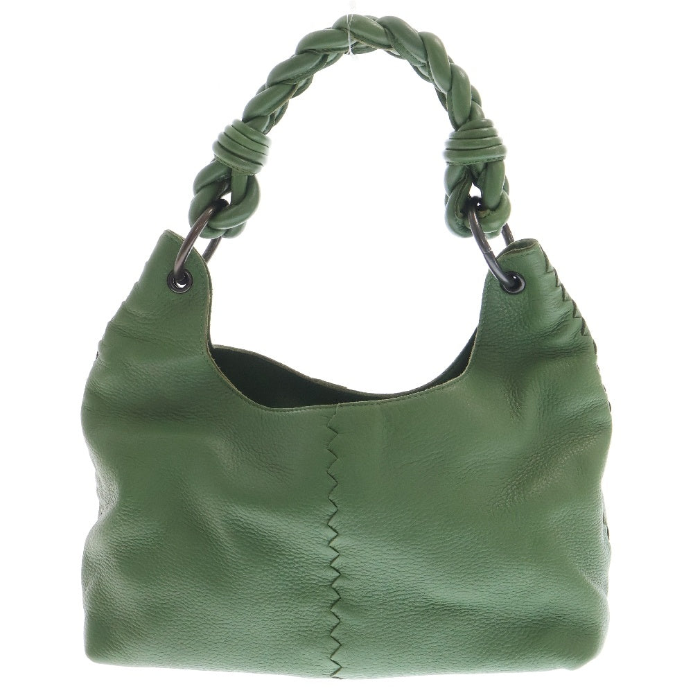 BOTTEGA VENETA(ボッテガヴェネタ) ホーボー ハンドバッグ グリーン レザー