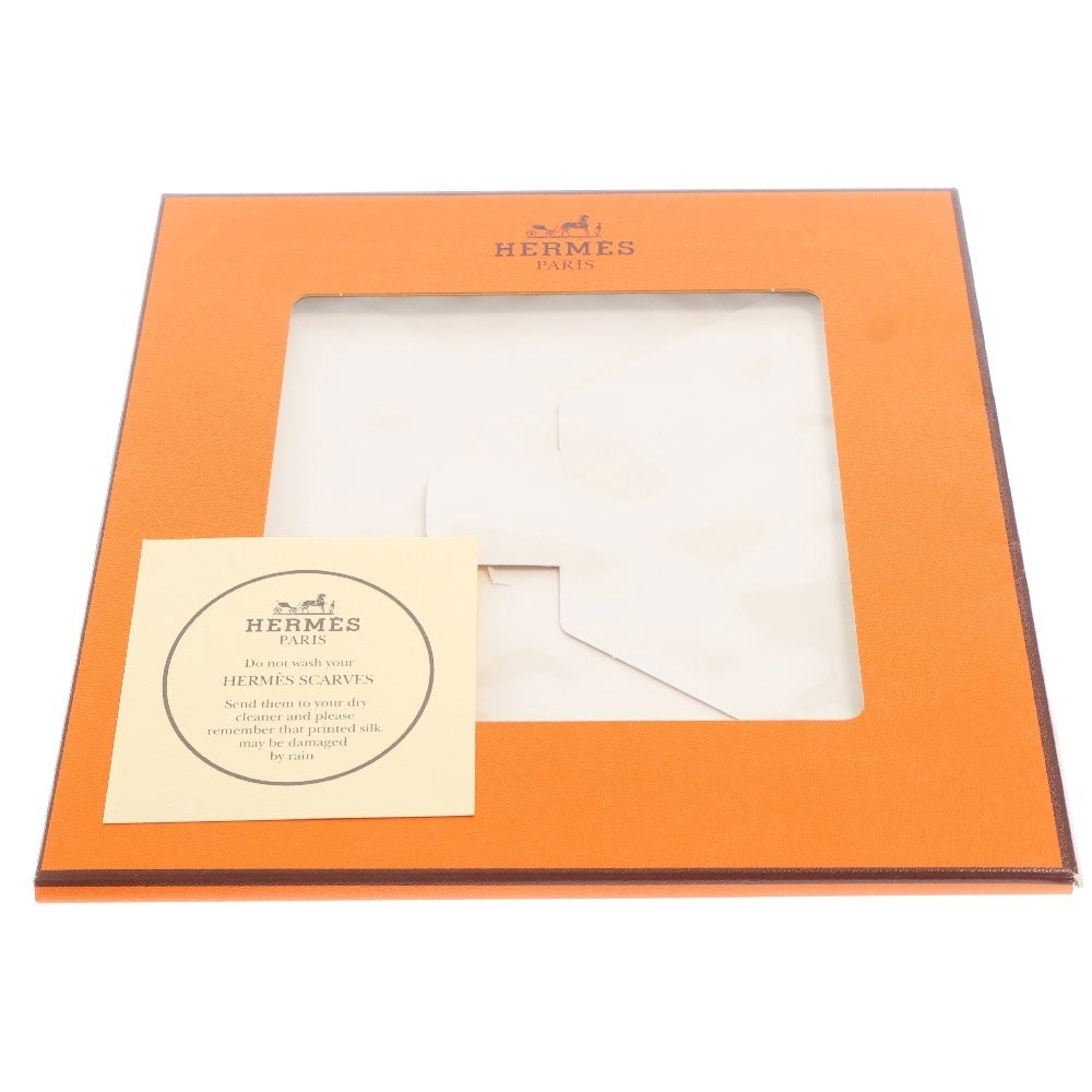 HERMES(エルメス) カレ90 VIVE LE VENT 風よ吹け 船 スカーフ ストール レッド