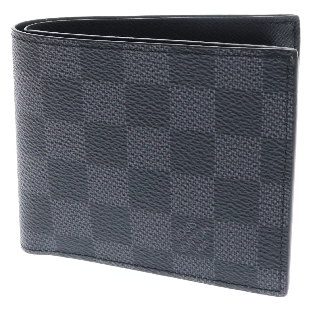 LOUIS VUITTON(ルイヴィトン) ダミエグラフィット ポルトフォイユマルコNM 財布 N63336 ICタイプ ブラック PVC コンパクトウォレット