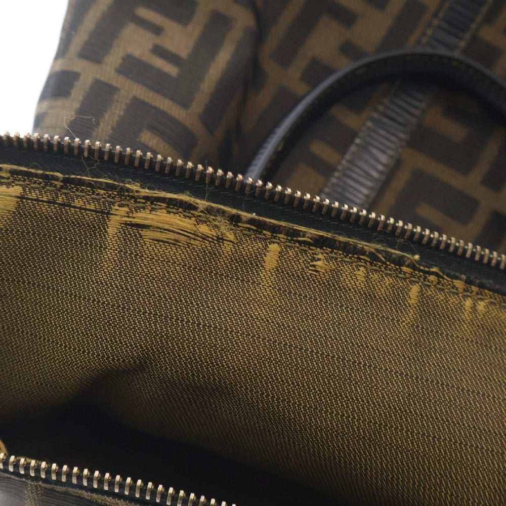 FENDI(フェンディ) ズッカ トートバッグ ハンドバッグ ブラウン キャンバス