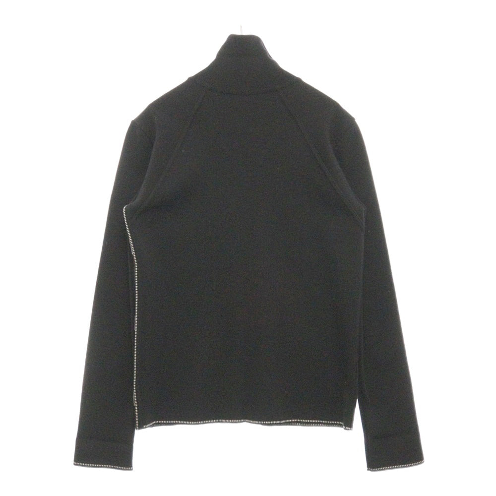 CHANEL(シャネル) スポーツライン ロゴサイドライン ウールニットジップアップジャケット ブラック レディース P22075V01420