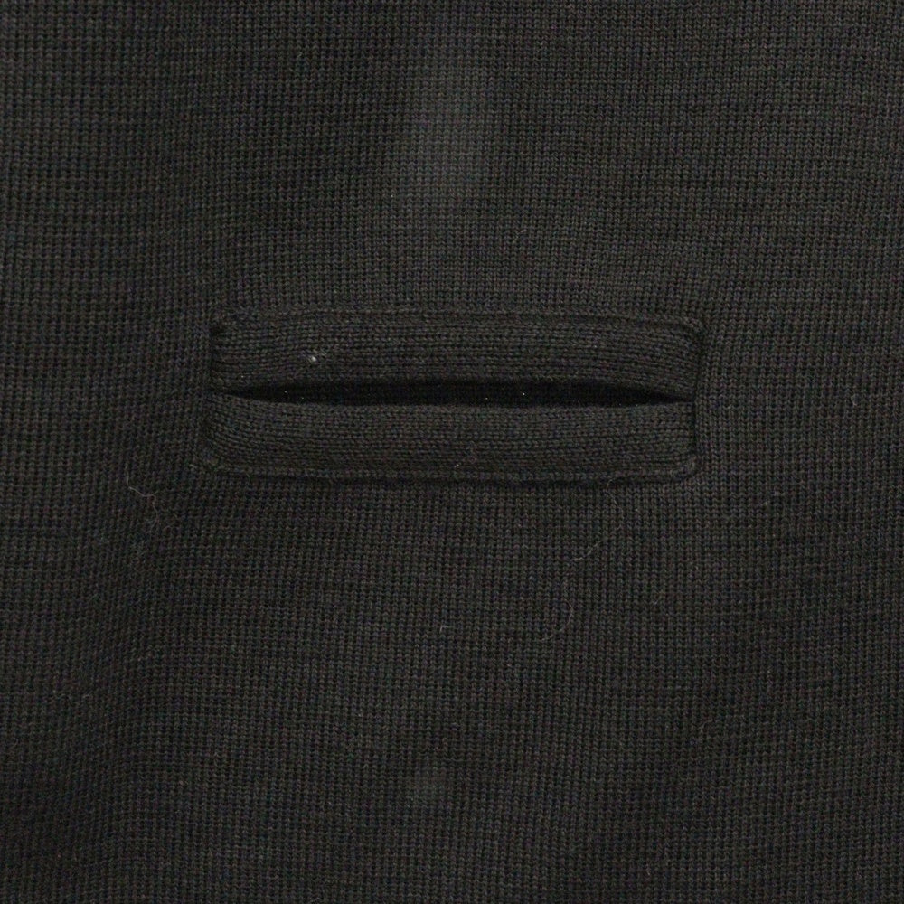 CHANEL(シャネル) スポーツライン ロゴサイドライン ウールニットジップアップジャケット ブラック レディース P22075V01420