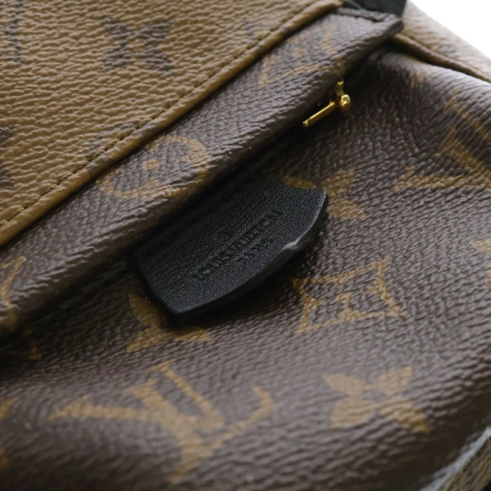 LOUIS VUITTON(ルイヴィトン) モノグラムリバース パームスプリングスミニ レザーバックパック リュック ブラウン M44872