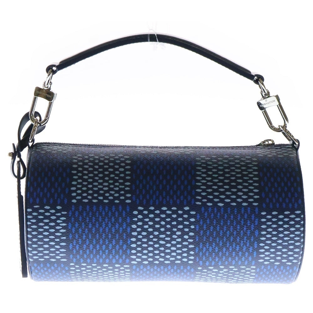 LOUIS VUITTON(ルイヴィトン) ダミエ・ヘリテージ ソフト・ポロションPM ブルー PVC シルバー金具 ショルダーバッグ N40695