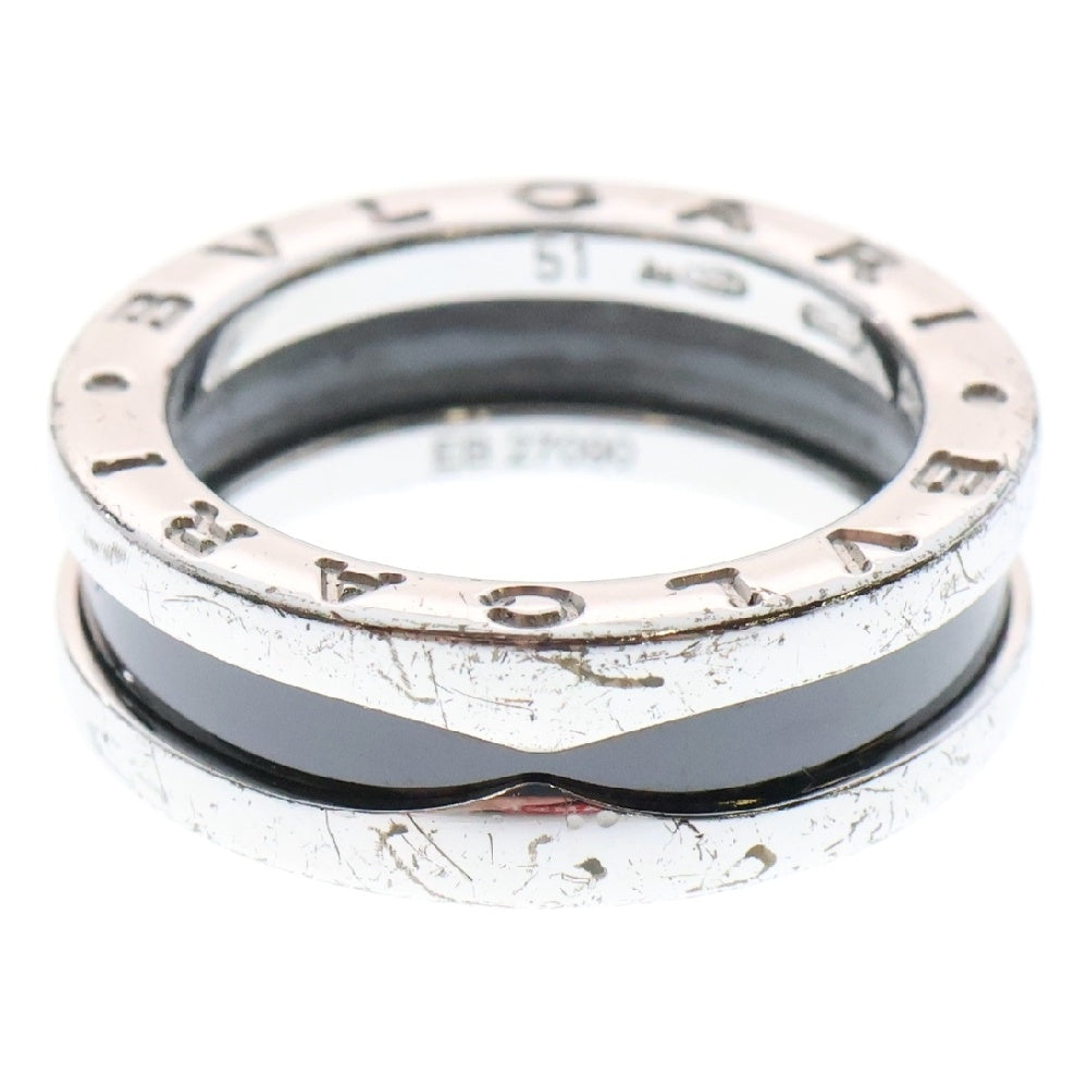 BVLGARI(ブルガリ) ビーゼロワン セーブザチルドレン リング SV925 シルバー セラミック 指輪