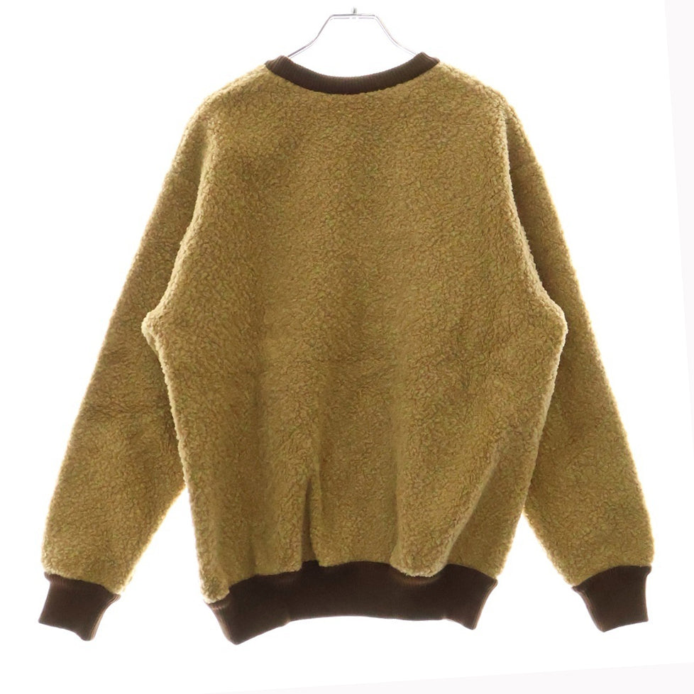 GUCCI(グッチ) 21SS ×THE NORTH FACE FAUX FUR SWEATSHIRT ノースフェイス  ロゴ クルーネックスウェットトレーナー ベージュ 644662