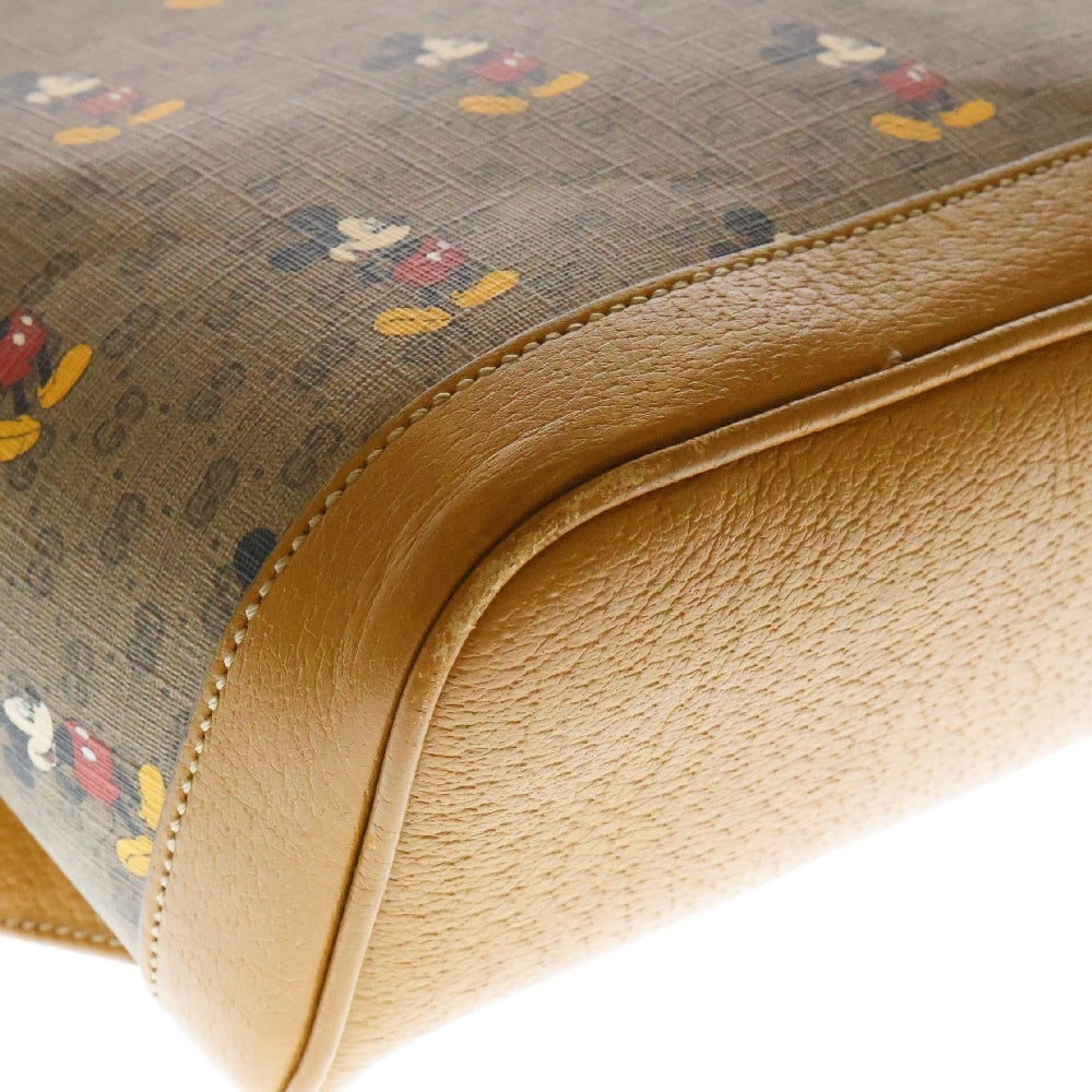 GUCCI(グッチ) ×Disney Mickey Mouse ディズニー ミッキーマウス GGスプリーム スモールバックパック リュック ベージュ 552884
